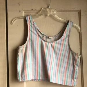 Vintage Levi’s juniors pastel crop top